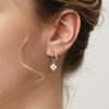 ARSIS丨 幸运符号系列 鸿运四叶草双圈耳钉 商品缩略图3
