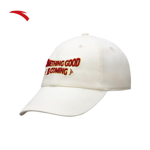 安踏（ANTA）【凯里·欧文同款】复古运动帽棒球帽潮流百搭时尚刺绣复古鸭舌帽 【刺绣】192618263-4米白色 商品图0