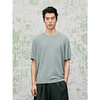 GXG男装  双色圆领T恤简约纯色短袖针织  夏季热卖G25X442066 商品缩略图2