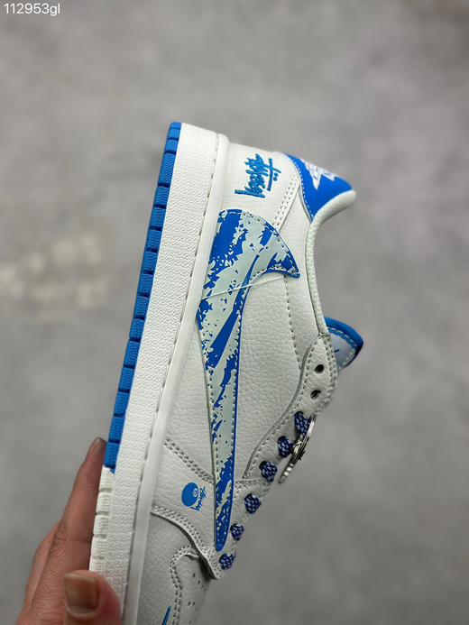春季特惠💰360 Travis Scott x Fragment Design x Air Jordan 1 Low OG SP AJ1 乔1联名倒钩低帮 商品图5