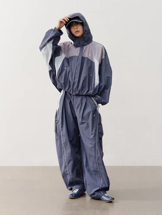 半圆/C66210162/休闲连帽立领拼接短款外套 商品图1