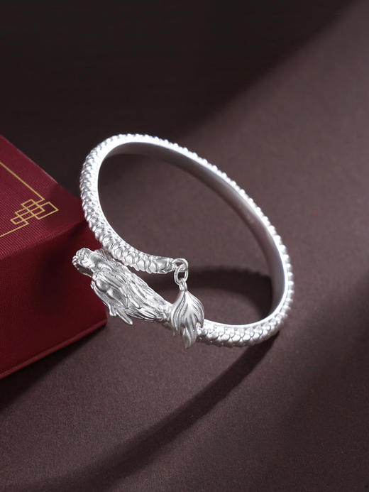 子佩集S999银【秀骨龙姿】手镯【WZ218】纯银2412 商品图2