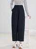 【百图lulu定制】【弯刀裤】 高腰分割设计感  休闲裤  百搭九分弯刀裤 商品缩略图5