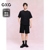 GXG男装 宽松针织提花短袖通勤休闲五分裤简约裤子 25年夏季热卖 商品缩略图1