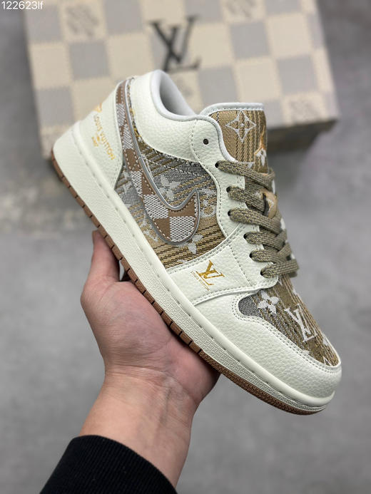 春季特惠💰320 Air Jordan 1 Low AJ1 WH LV 乔1 复古文化休闲运动篮球鞋 商品图0