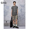 GXG男装 圆领T恤字母印花短袖针织 2025年夏季热卖G25X442120 商品缩略图1
