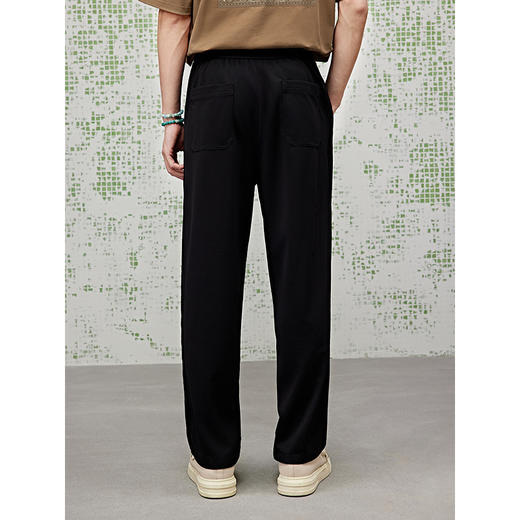 GXG男装 简约直筒长裤宽松男卫裤25夏热卖G25X022080 商品图4