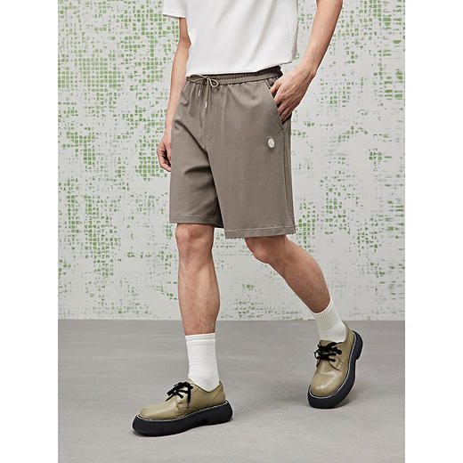 GXG男装 肌理短裤通勤男五分休闲裤25夏热卖G25X222017 商品图2