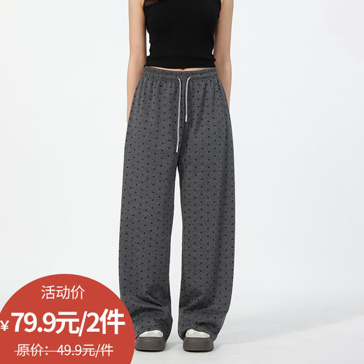 爱心满印遛弯裤-纪念日百货门店同款169261951 商品图3