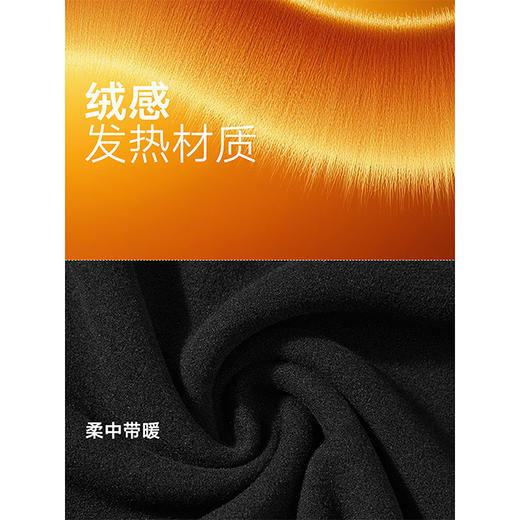 GXG男装 长袖T恤多色基础打底发热保暖半高领长袖针织 25冬热卖 商品图4