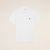 【二】AMI PARIS 中性心形徽标刺绣棉质短袖polo衫 白色 BFUPL001 760 100 商品缩略图0