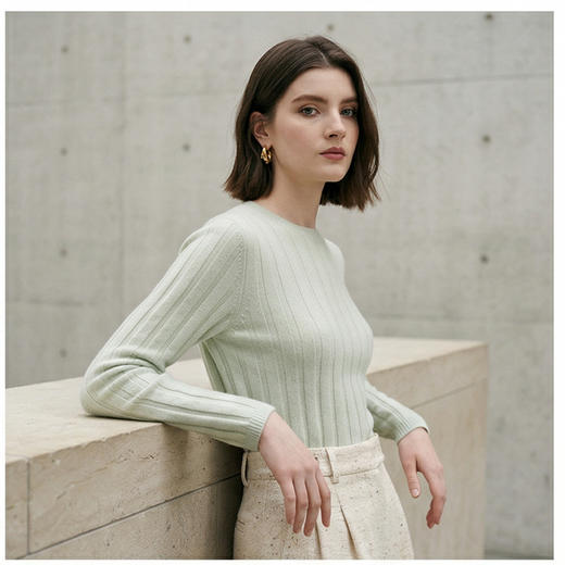 PALUOPO/PL圆领女衫ET23078R/约重200g帕罗 商品图2