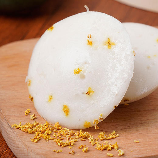 【金玉良缘❗️白糖桂花糕】手工匠心制作，通体形状饱满，风味独特微弹爽口，传统糕点米糕300g/包发糕早餐半成品食材QQ 商品图0