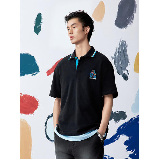 GXG男装 重磅休闲polo衫 25夏热卖 G25X242028 商品图2