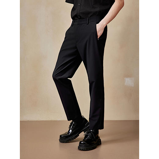 GXG男装 含桑蚕丝休闲裤四面弹日常通勤商务男西裤  夏季热卖G25X022085 商品图3