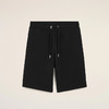 AMI PARIS 男士心形徽标刺绣棉质休闲短裤 黑色 HSO825 730 045 商品缩略图0