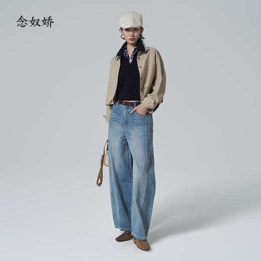 【商场同款】CNJ6324 “ 双弧外套 ” 蜂窝肌理面料有支撑 双弧廓形减龄包容 商品图6