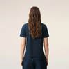AMI PARIS 中性心形徽标刺绣棉质圆领短袖T恤 蓝色 BFUTS035 724 430 商品缩略图3