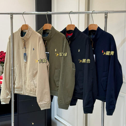 𝐑𝐚𝐥𝐩𝐡 𝐋𝐚𝐮𝐫𝐞𝐧拉夫劳伦哈灵顿夹克外套011603 商品图0