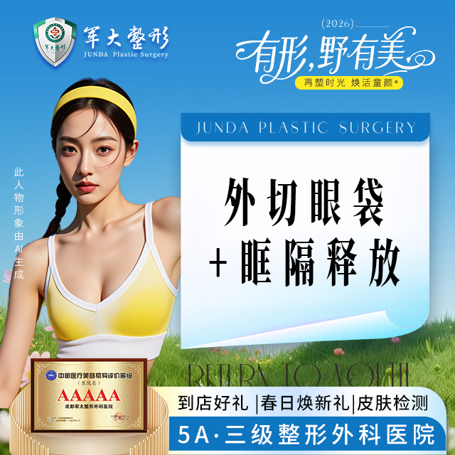 外切眼袋+框隔释放