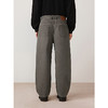 GXG男装  定织灰咖斜纹彩牛宽松直筒时髦牛仔长裤2025秋季热卖 商品缩略图3
