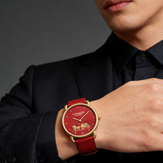 【Coach蔻驰马年手表】轻奢限定红金臻品，腕间焕彩新年开运！赠精美马上有钱挂件 商品图2