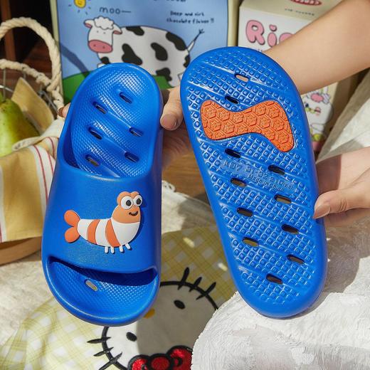 【29-36码】春夏新品可爱海洋卡通贴标漏水儿童居家外穿凉拖【WG26301】 商品图2