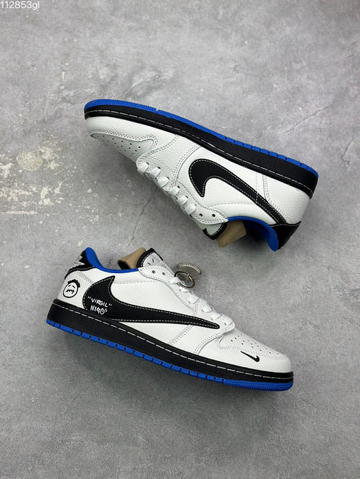 春季特惠💰360 Travis Scott x Fragment Design x Air Jordan 1 Low OG SP AJ1 乔1联名倒钩低帮 商品图4