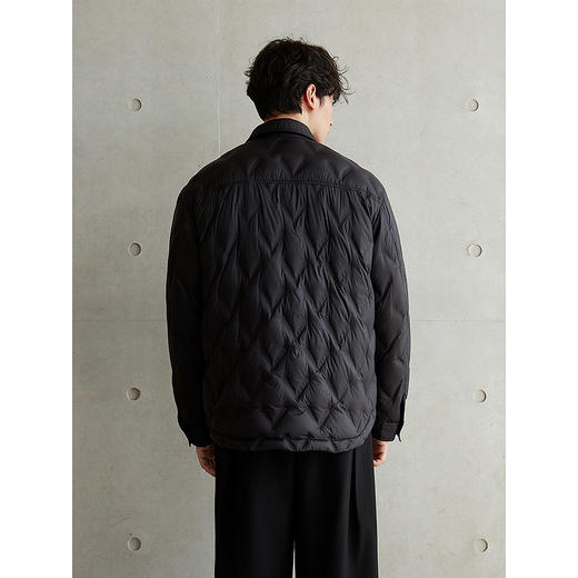 GXG男装 翻领轻薄羽绒服保暖厚外套双色短款羽绒服 25年冬热卖 商品图4