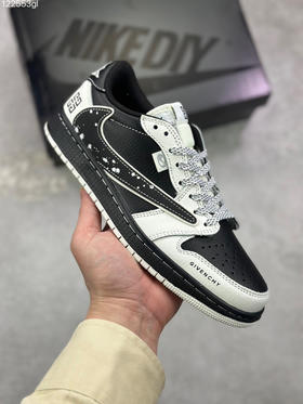 春季特惠💰360 Travis Scott x Fragment Design x Air Jordan 1 Low OG SP AJ1 乔1联名倒钩低帮