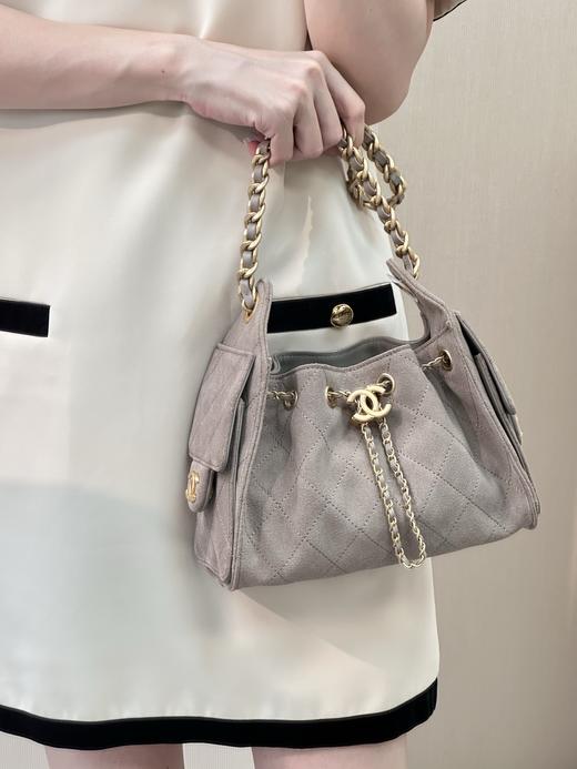 香奈儿 26c 25bag mini 麂皮 灰色 hobo （LZ） 商品图2