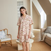 （合作款）芬腾女士睡衣夏季新款纯棉短袖短裤家居服yc0309031 商品缩略图0