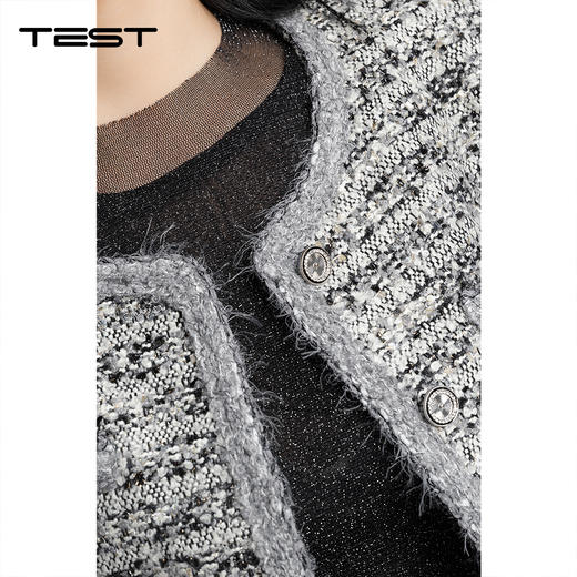 春上新时尚小香风短款呢外套2261019 商品图2