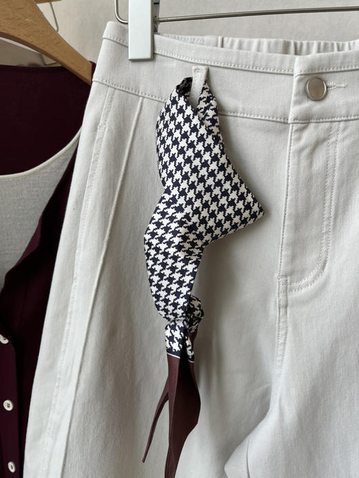 【经典必入】噢蜜ooomeooo时髦白色牛仔裤 商品图10