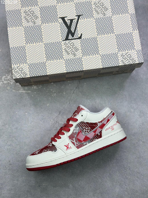春季特惠💰320 Air Jordan 1 Low AJ1 WH LV 乔1 复古文化休闲运动篮球鞋 商品图2