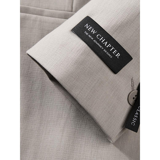 GXG男装 米色平驳领西装通勤套装25年春季热卖G25X131005 商品图4