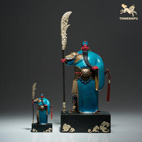 铜师傅《正气》办公室关羽关公关二爷铜摆件 武财神家居工艺品