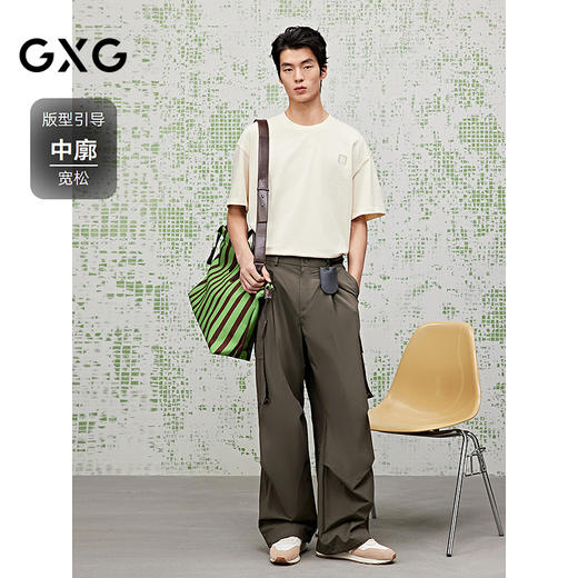 GXG男装 圆领T恤印花短袖针织25夏季热卖G25X442119 商品图1