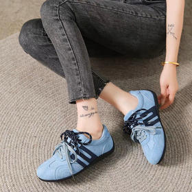 凯撒KAISER新款内增高双绳鞋带赛车鞋薄底德训鞋KS2653