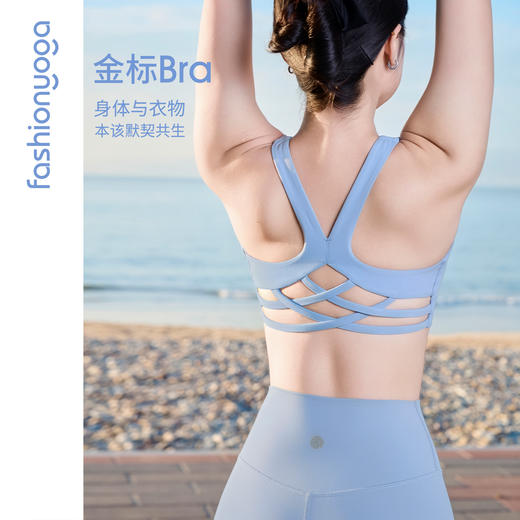凡圣瑜伽交叉网格美背伽BRA  FC16113 商品图0