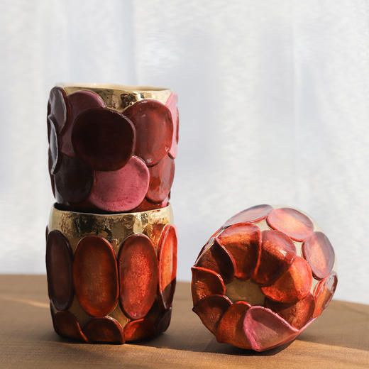 中国 花狗空间张晓雪 手握杯 条纹杯 咖啡杯 商品图0