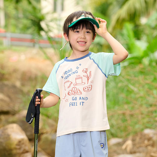 【10A抗菌纯棉】棉花堂夏款早安绵绵童装短袖T恤-- FA61156 商品图8