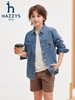 二店y 品牌尾料 帅气男童春季薄款软牛仔衬衫 商品缩略图0