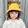 严选春夏季卡通刺绣儿童空顶太阳帽户外防晒遮阳帽男女宝宝亲子帽 商品缩略图3