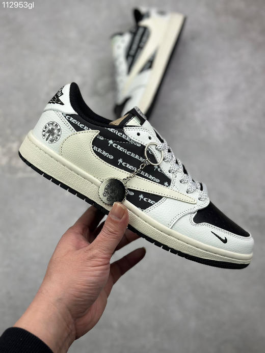 春季特惠💰360 Travis Scott x Fragment Design x Air Jordan 1 Low OG SP AJ1 乔1联名倒钩低帮 商品图3