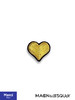 Macon&Lesquoy原创设计 24ss 红色爱心 爱情系列 M&L刺绣手工饰品胸针 商品缩略图1