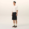 AMI PARIS 男士心形徽标刺绣棉质休闲短裤 黑色 HSO825 730 045 商品缩略图4