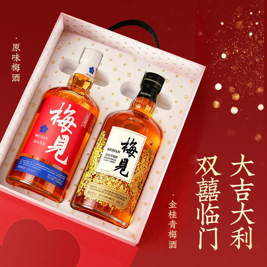 梅见青梅酒2026年节日礼盒750ml*2梅子酒微醺果酒低度酒送礼 商品图3