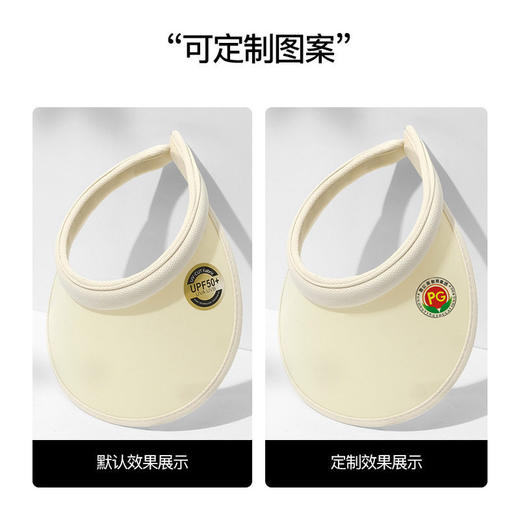 晚晚同款夏季遮阳防晒帽子女韩国户外骑行空顶帽UV防紫外线太阳帽 商品图2