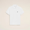 AMI PARIS 男士心形徽标刺绣棉质短袖polo衫 白色 HPL411 760 100 商品缩略图0